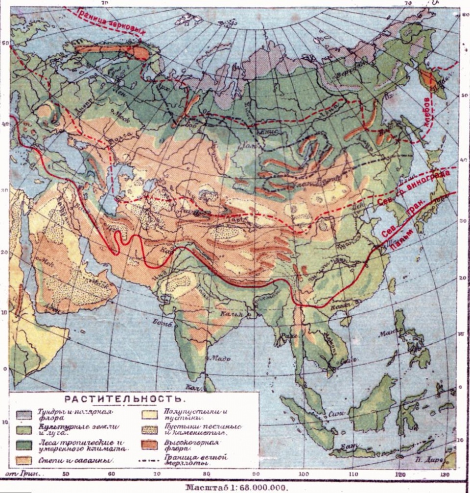 Карта почв евразии